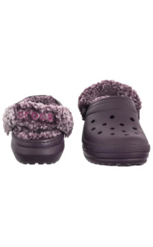 Crocs Classic Fleece Lined Clog Plush Plum 211396-5CQ (CR404-a) Sieviešu apavi/Flip Flops