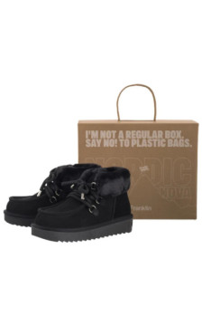 D.Franklin Nordic Mid Fur Black DFSH375006-BLAC (DF1-a) kurpes