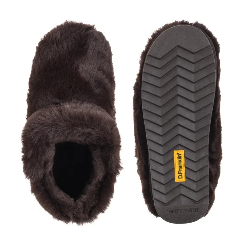 D.Franklin Nordic Full Fur Brown DFSH370019-BROW (DF3-a) shoes