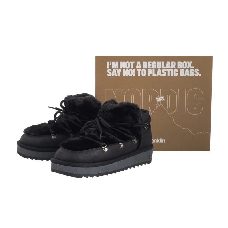 D.Franklin Nordic Trk Fur Low Black DFSH370011-BLAC (DF4-a) shoes
