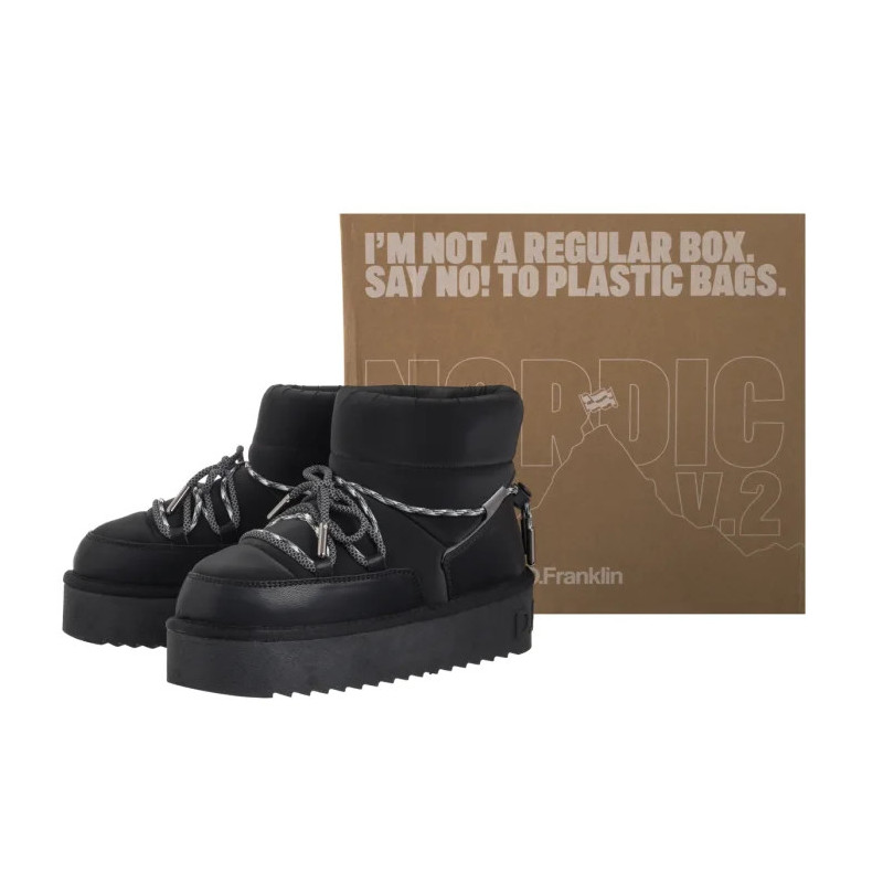 D.Franklin Nordic V2 Low Lace Black DFSH371015-BLAC (DF7-a) kurpes