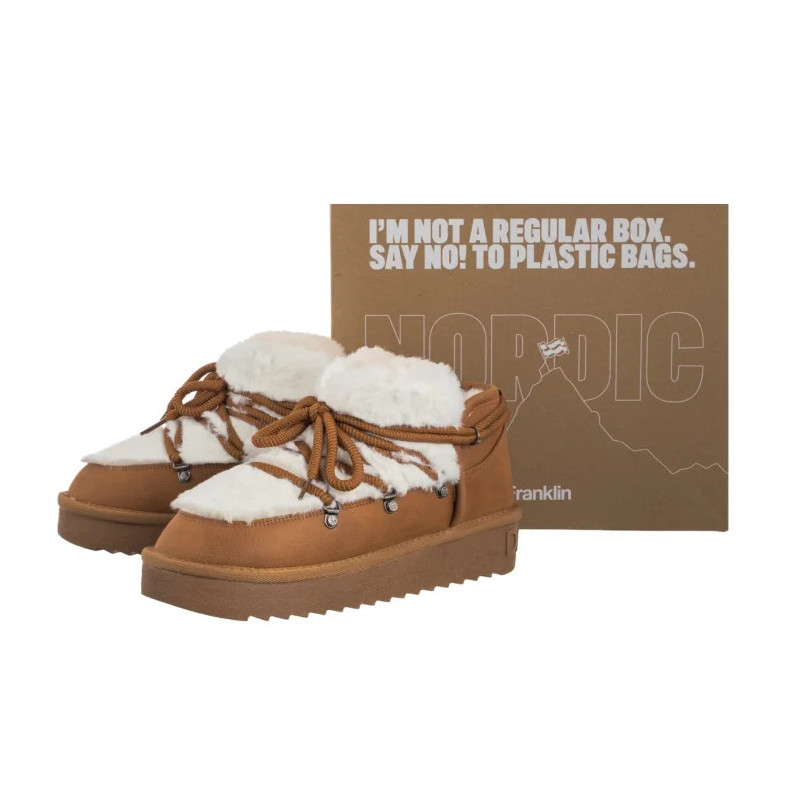 D.Franklin Nordic Trk Fur Low Tan DFSH370011-TAN (DF4-d) kurpes