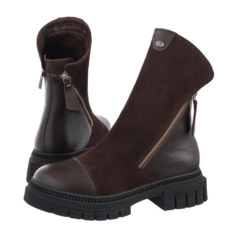 Venezia Brązowe V457-01115-09BRO (VE895-a) kurpes