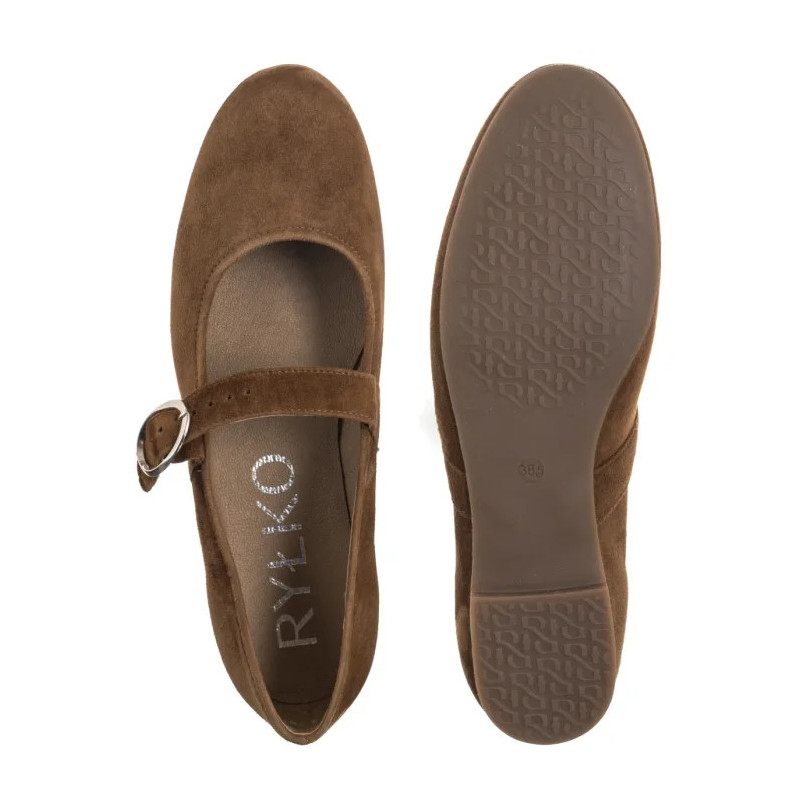 Ryłko Brązowe 0UNK3___ _6TU (RY1253-a) ballerinas