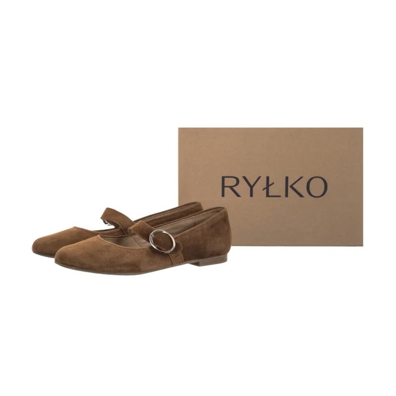 Ryłko Brązowe 0UNK3___ _6TU (RY1253-a) ballerinas