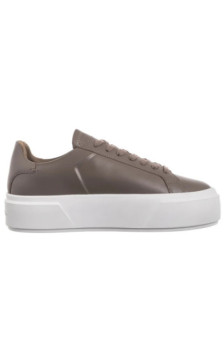 Calvin Klein Flatform Lace Up Lth Mg Desert Taupe/Bright White YW0YW01928 PBO (CK710-b) kurpes