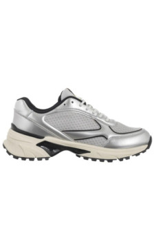 Calvin Klein Hike Runner Laceup Mesh Mix Met Silver/Black/Marshmallow YM0YM01402 0IX (CK708-a) spordijalatsid