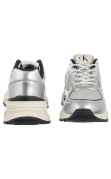 Calvin Klein Hike Runner Laceup Mesh Mix Met Silver/Black/Marshmallow YM0YM01402 0IX (CK708-a) spordijalatsid