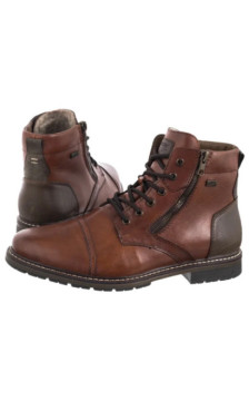 Rieker Brązowe 13704-24 Brown (RI345-a) žygio batai