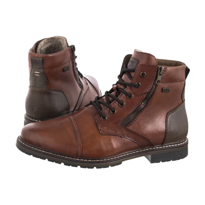 Rieker Brązowe 13704-24 Brown (RI345-a) boots