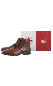 Rieker Brązowe 13704-24 Brown (RI345-a) žygio batai
