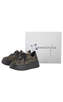Maciejka Brązowo-Czarne 6191W-05/00-8 (MA1463-a) shoes