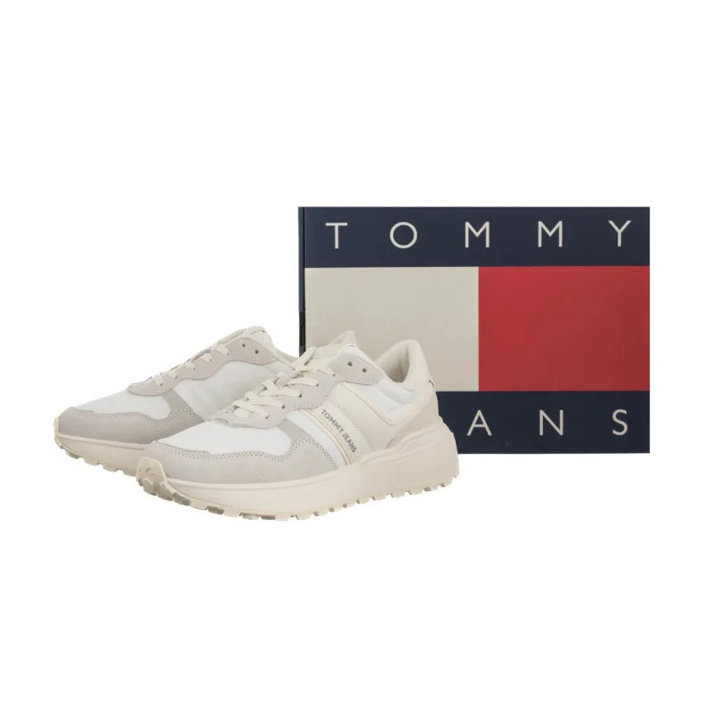 Tommy Hilfiger Tjw Cleated Runner Suede Mix Stratus Grey EN0EN02921 P06 (TH1417-a) shoes