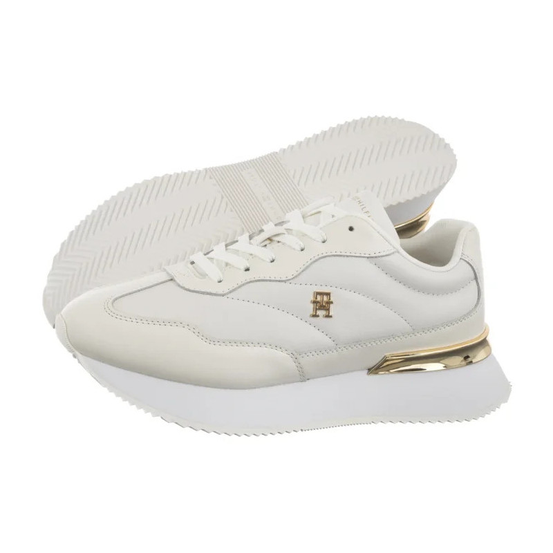 Tommy Hilfiger Chic Fashion Runner White/Ecru FW0FW09033 0LE (TH1418-a) sporta apavi