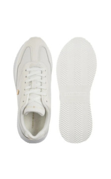 Tommy Hilfiger Chic Fashion Runner White/Ecru FW0FW09033 0LE (TH1418-a) sporta apavi