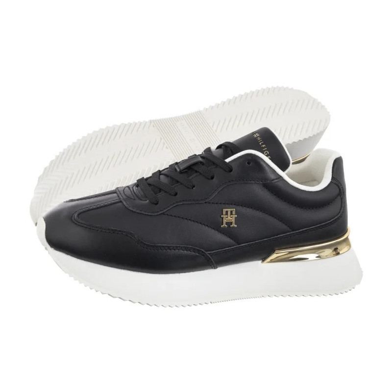 Tommy Hilfiger Chic Fashion Runner Black/Ecru FW0FW09033 0GM (TH1418-b) sports Shoes