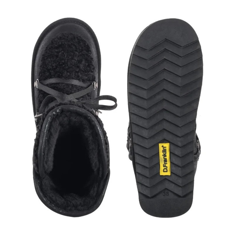 D.Franklin Nordic Fur Black DFSH370004-BLAC (DF6-b) kurpes