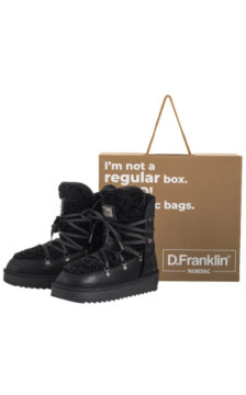 D.Franklin Nordic Fur Black DFSH370004-BLAC (DF6-b) kurpes