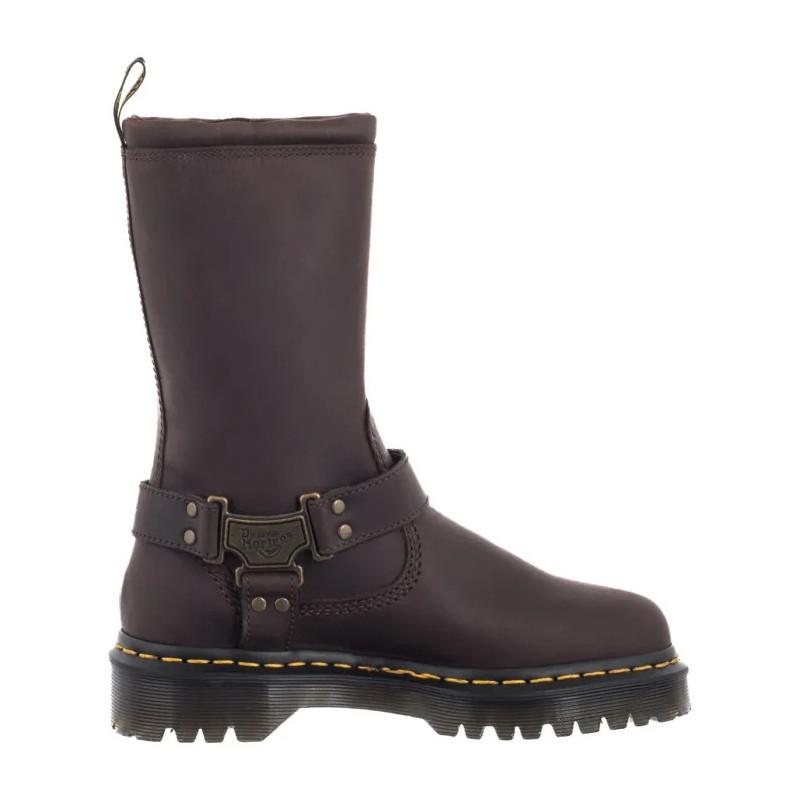 Dr. Martens Anistone Burnished Waxy Pull Up Wp Dark Brown 31901201 (DR114-a) kurpes