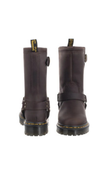 Dr. Martens Anistone Burnished Waxy Pull Up Wp Dark Brown 31901201 (DR114-a) shoes