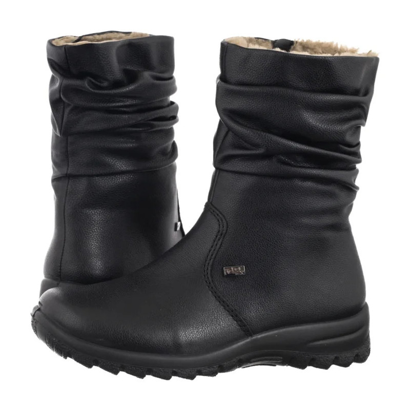 Rieker Czarne Z7171-02 Black (RI344-a) batai