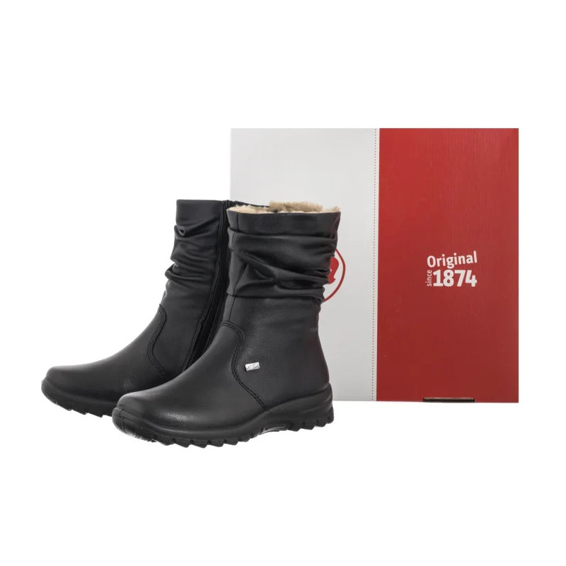 Rieker Czarne Z7171-02 Black (RI344-a) batai