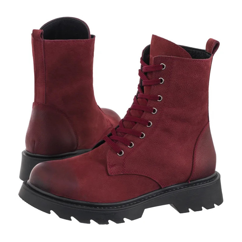 Nepeke Halida Burgund Nubuck (NP74-a) kurpes