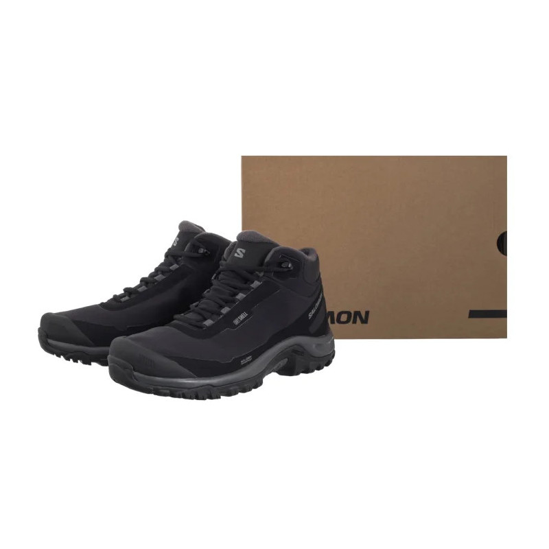 Salomon Shelter WP Stone Black/Asphalt/Castlerock 478542 (SO30-b) shoes