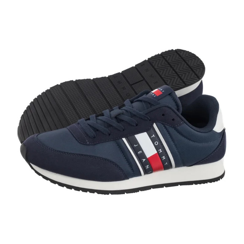 Tommy Hilfiger Tjm Classic Runner Dark Night Navy EM0EM01709 C1G (TH1420-a) sporta apavi