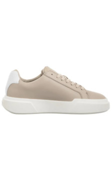 Calvin Klein Chunky Cupsole Laceup Lth Wn Stone Beige/Bright White YW0YW01947 ACE (CK688-b) sports Shoes