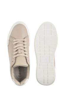 Calvin Klein Chunky Cupsole Laceup Lth Wn Stone Beige/Bright White YW0YW01947 ACE (CK688-b) sporta apavi