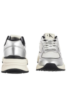 Calvin Klein Hike Runner Lace Up Mesh Mix Met Silver/Black/Bright White YW0YW02063 0IX (CK709-a) spordijalatsid