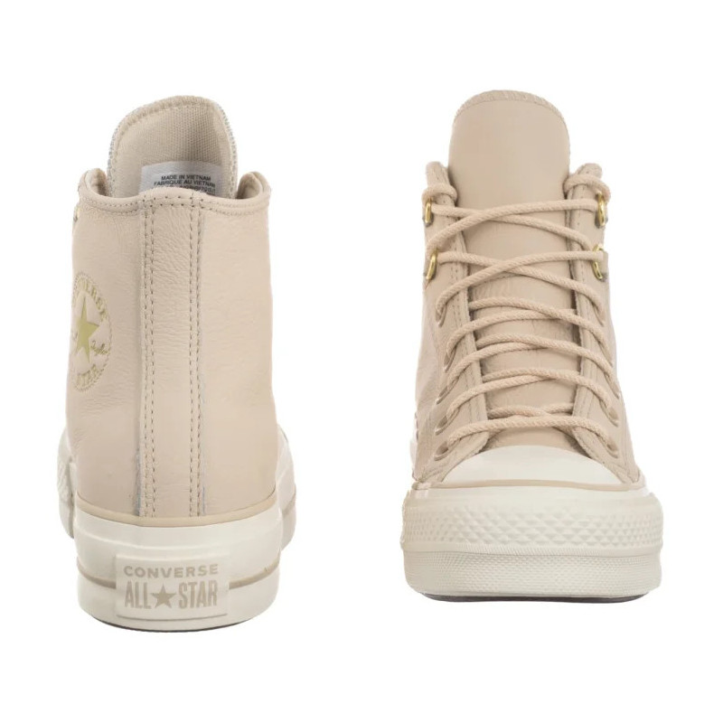 Converse CTAS Lift Hi Light Dune/Light Dune/Egret A14517C (CO820-a) shoes