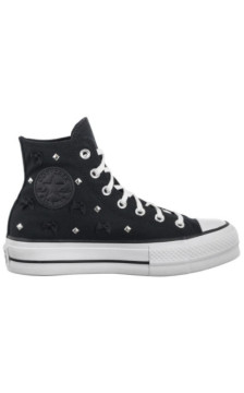 Converse CTAS Lift Hi Black/Silver/White A14531C (CO821-a) shoes