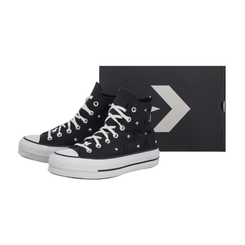Converse CTAS Lift Hi Black/Silver/White A14531C (CO821-a) shoes