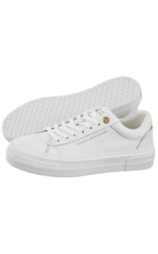 Tommy Hilfiger TH Foxing Platform Leather White FW0FW09018 YBS (TH1421-a) spordijalatsid