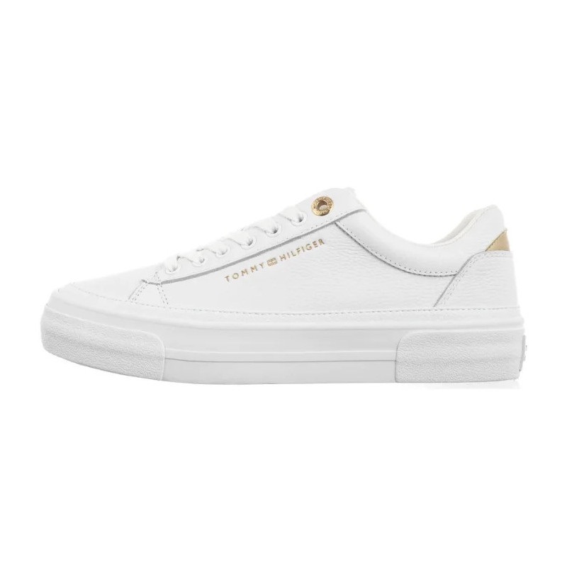 Tommy Hilfiger TH Foxing Platform Leather White FW0FW09018 YBS (TH1421-a) sports Shoes