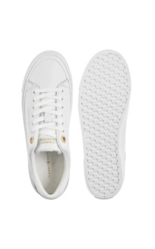 Tommy Hilfiger TH Foxing Platform Leather White FW0FW09018 YBS (TH1421-a) sporta apavi