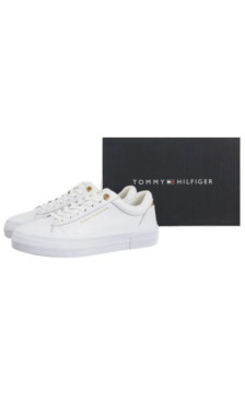 Tommy Hilfiger TH Foxing Platform Leather White FW0FW09018 YBS (TH1421-a) kurpes