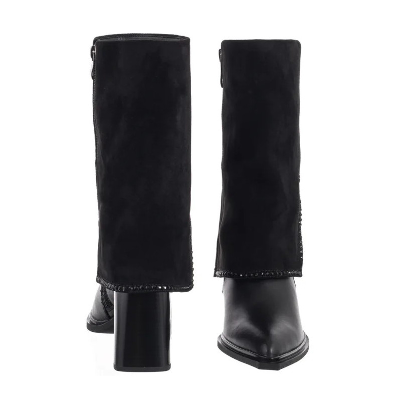 Maciejka Czarne K7206-01/00-8 (MA1447-a) kurpes