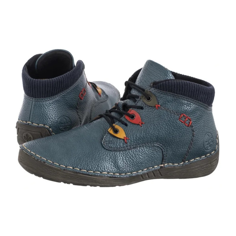 Rieker Niebieskie 52544-14 Blue (RI332-a) shoes