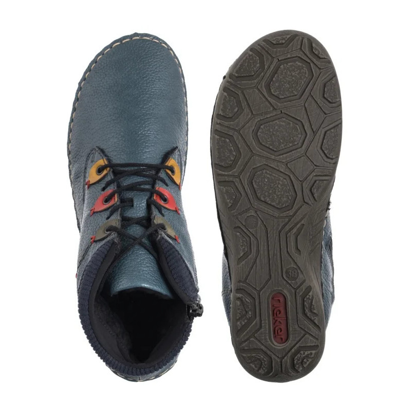 Rieker Niebieskie 52544-14 Blue (RI332-a) kurpes