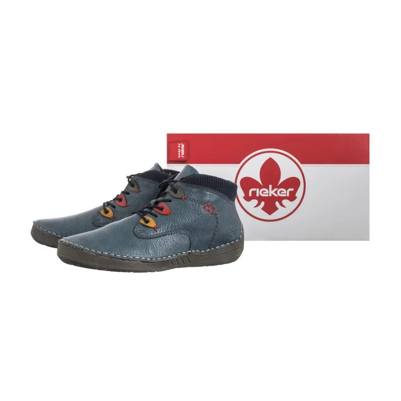 Rieker Niebieskie 52544-14 Blue (RI332-a) batai