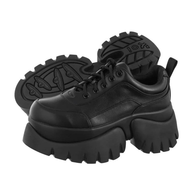 Koi Footwear Chronicles Vilun Platform Trainers Black KA00780458 (KO1-a) kingad