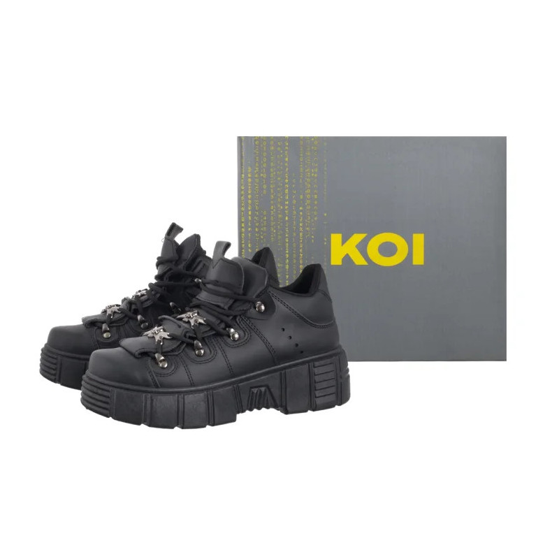 Koi Footwear Rimo Core Chunky Trainers Black AC5 (KO2-a) kurpes