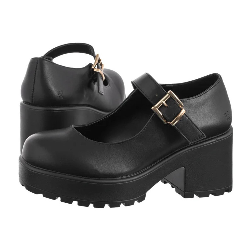 Koi Footwear Tira Mary Jane Shoes Black ND68BLK  (KO4-a) kurpes