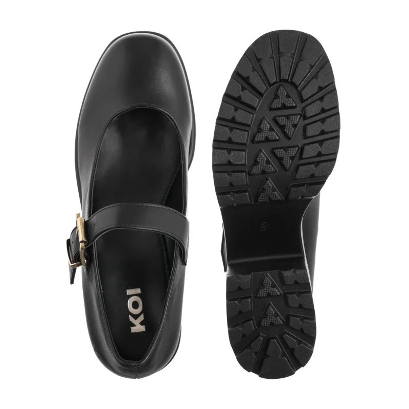 Koi Footwear Tira Mary Jane Shoes Black ND68BLK  (KO4-a) kurpes