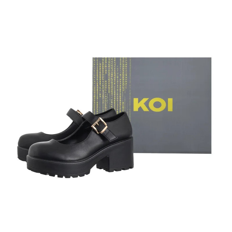 Koi Footwear Tira Mary Jane Shoes Black ND68BLK  (KO4-a) kurpes