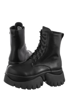 Koi Footwear Rancor Vilun Lace Up Boots Black KA00724374 (KO5-a) batai