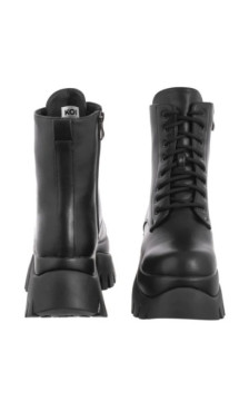 Koi Footwear Rancor Vilun Lace Up Boots Black KA00724374 (KO5-a) kurpes